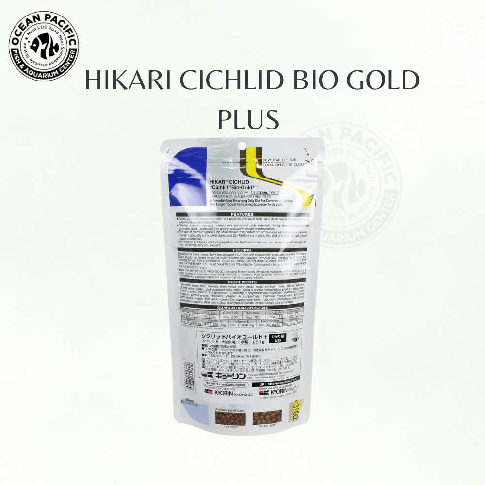 Hikari Cichlid Bio Gold Plus – Premium Tropical Cichlid Food