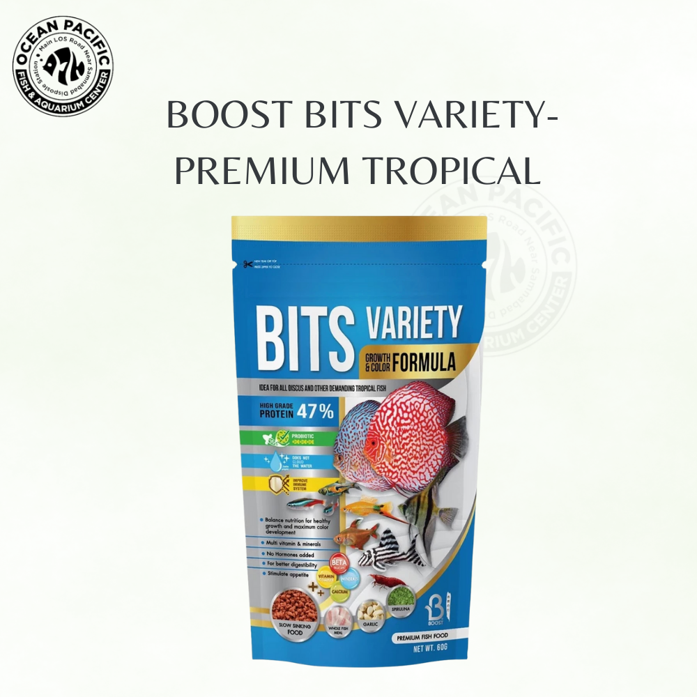 BOOST Bits Variety – Premium Tropical Fish Food