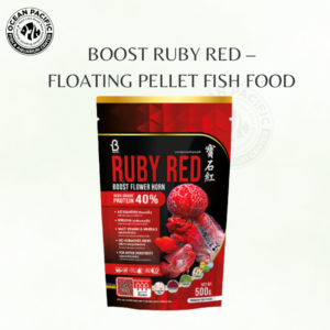 BOOST Ruby Red – Floating Pellet Fish Food