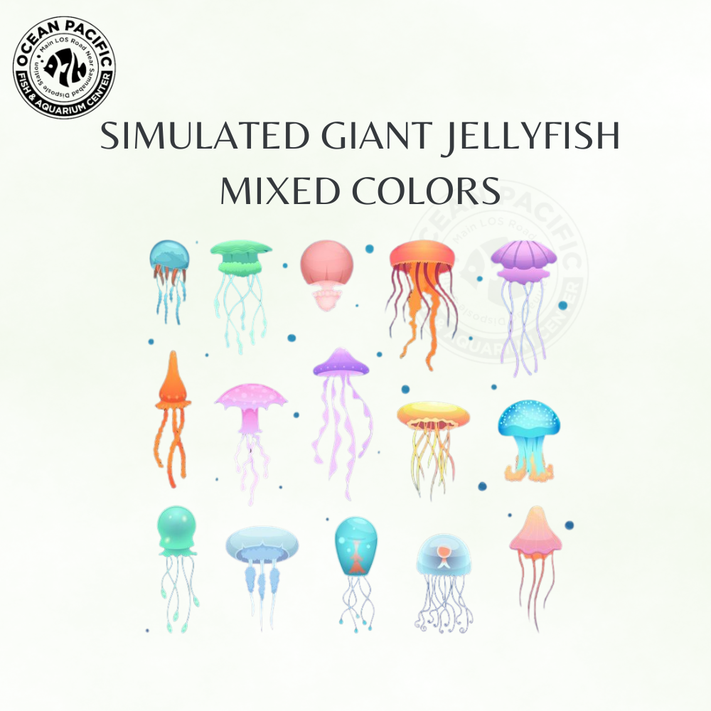 Simulated Giant Jellyfish Mixed Colors