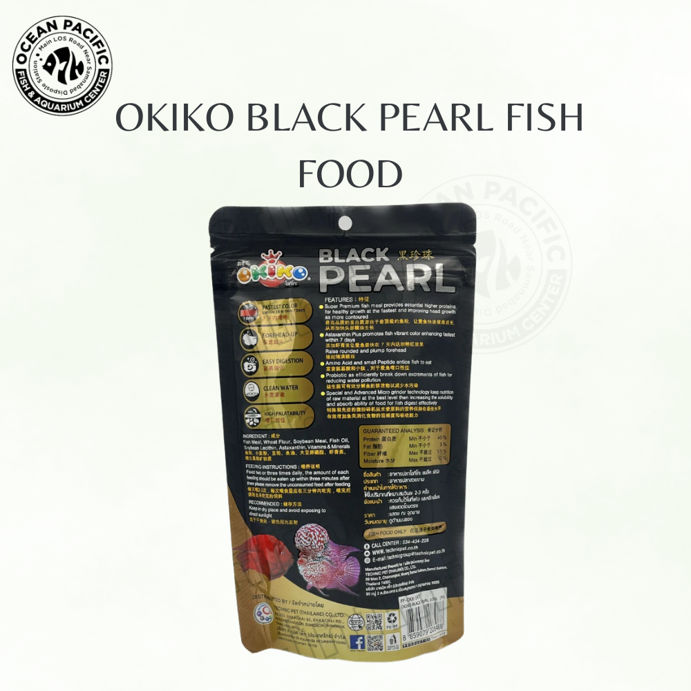 Okiko Black Pearl – Premium Tropical Fish Food