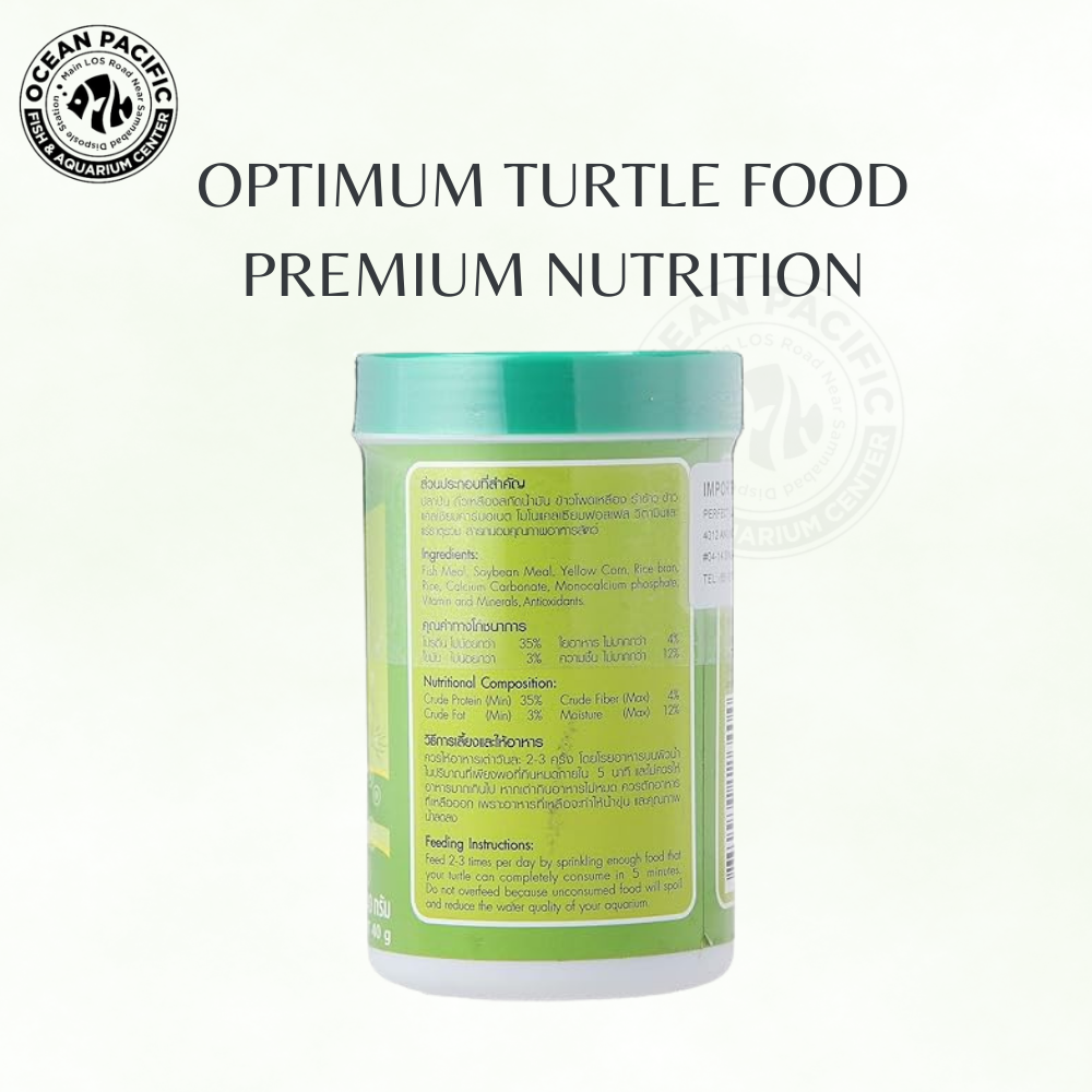 Optimum Turtle Food – Premium Nutrition